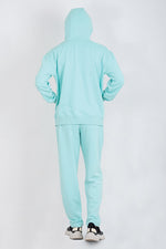 Bae & Me Unisex Sea Green Sweatshirt with Hoodie