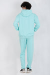 Bae & Me Unisex Sea Green Sweatshirt with Hoodie