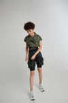 Pop-Out Shorts - Black