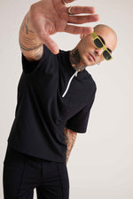 Prim-um pocket Tee - Black
