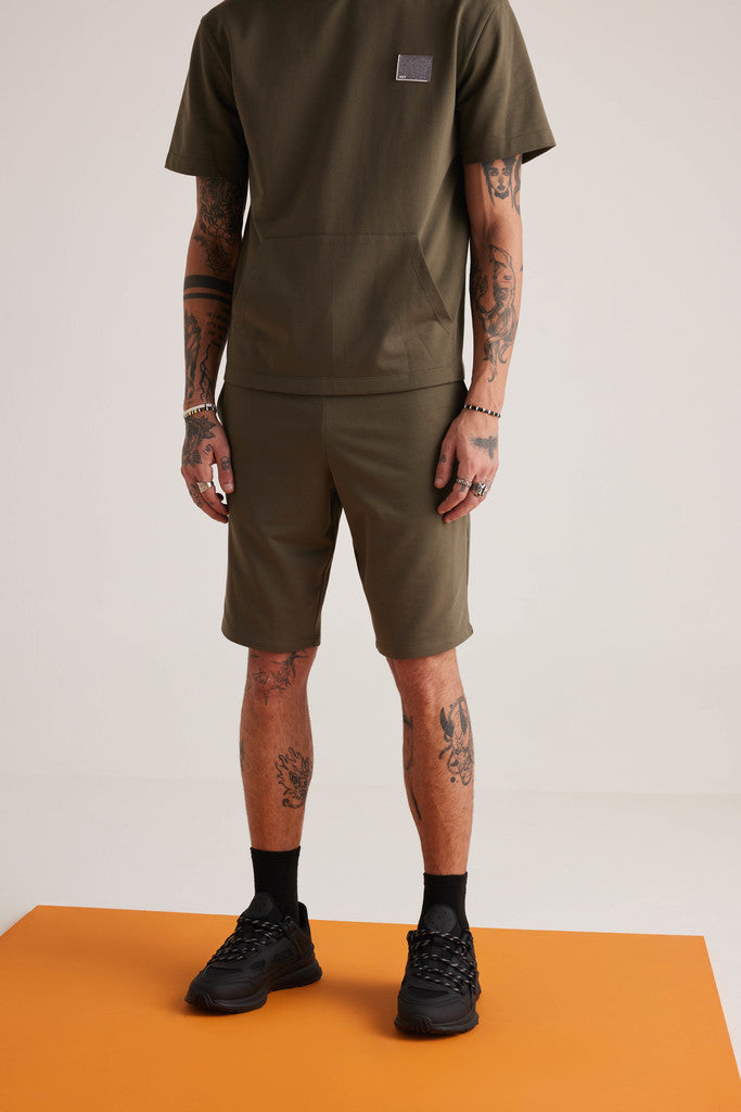 Essential Hooded Co-ord Set - Olive