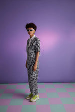 Vibe In Check Shirt - Black