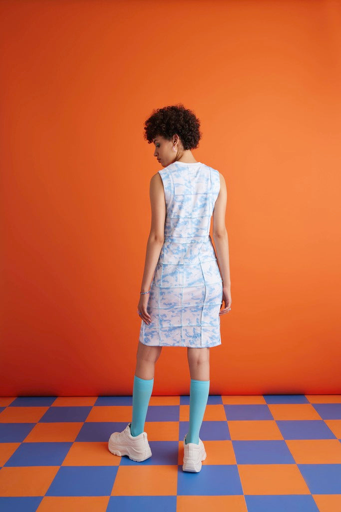 Summer Sky Patch Dress