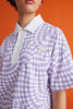 Vibe In Check Shirt - Lavender