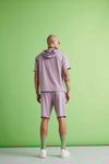 Essential Hooded Tee - Zinc