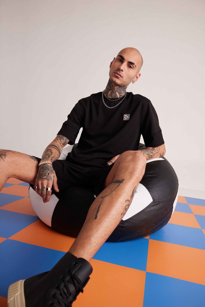Power Waffle Tee - Black