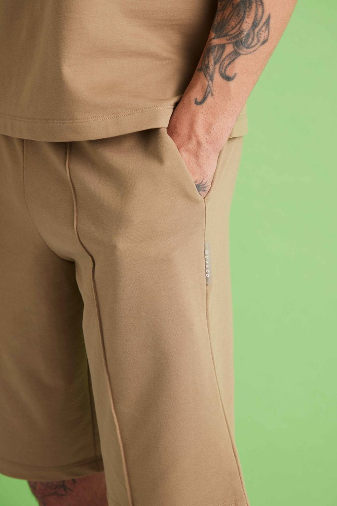 Dapper Zip-up Co-ord Set - Sand