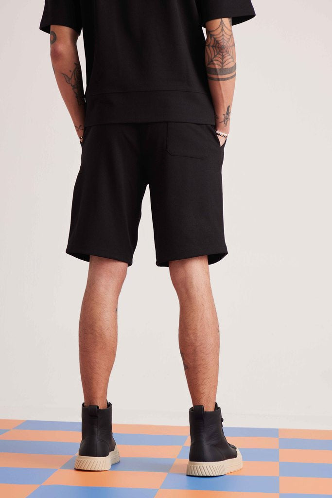 Power Waffle Co-ord Set - Black