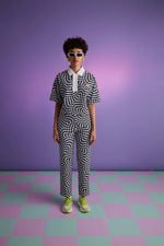 Vibe In Check Shirt - Black