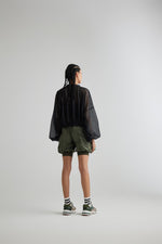 Pop-Out Shorts - Olive