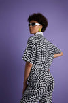 Vibe In Check Shirt - Black