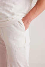 Marine Luxury Jogger - White
