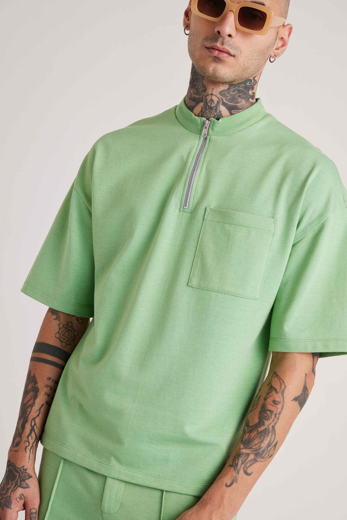 Prim-um pocket Tee - Fair Green