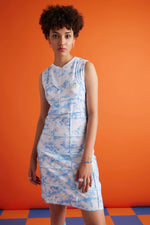 Summer Sky Patch Dress