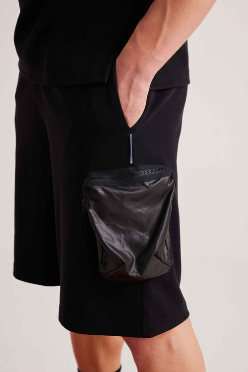 Pop-Out Zipped Shorts