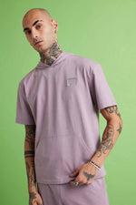 Essential Hooded Tee - Zinc