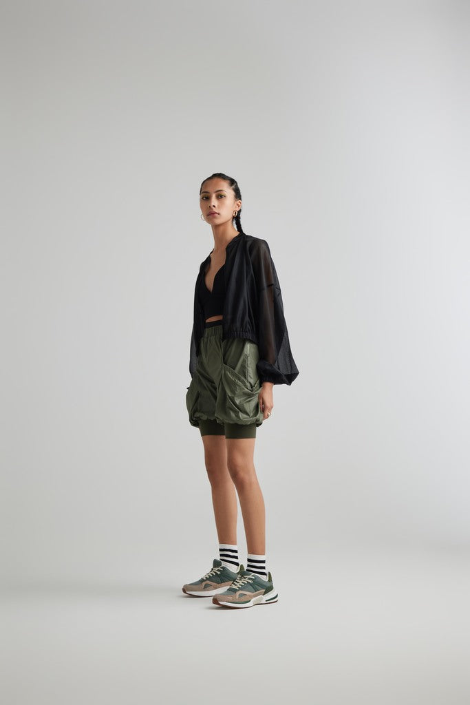 Pop-Out Shorts - Olive