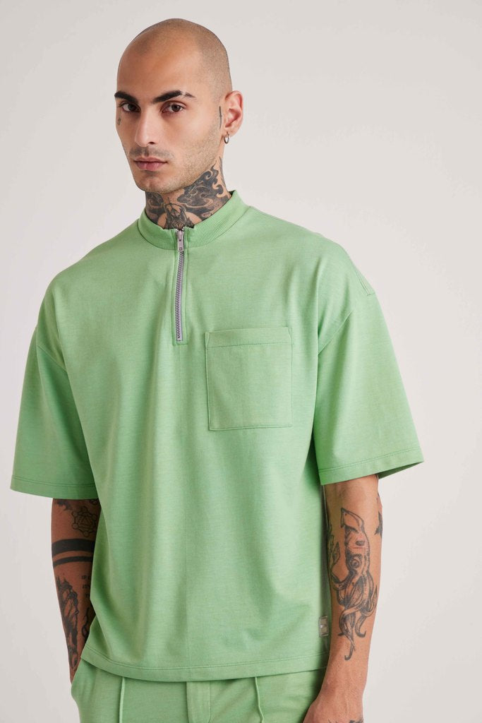 Prim-um pocket Tee - Fair Green