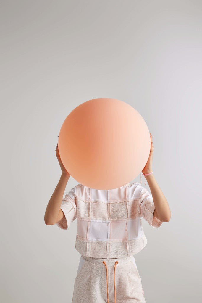 Tetris Effect Tee - Pink and White